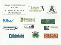 All Britain Calf Show Sponsors 2015