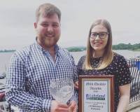 John & April at the awards lunch
