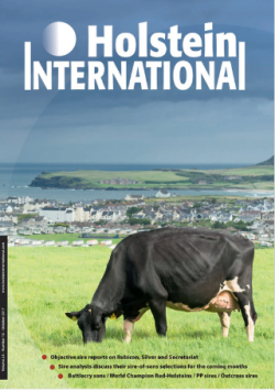 Highlight of 2017 - Priestland 5235 PS James Rose on the front cover of Holstein International